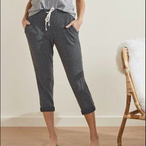 Upwest Cropped Waffle Lounge Pant STARDUST Light Grey Size S